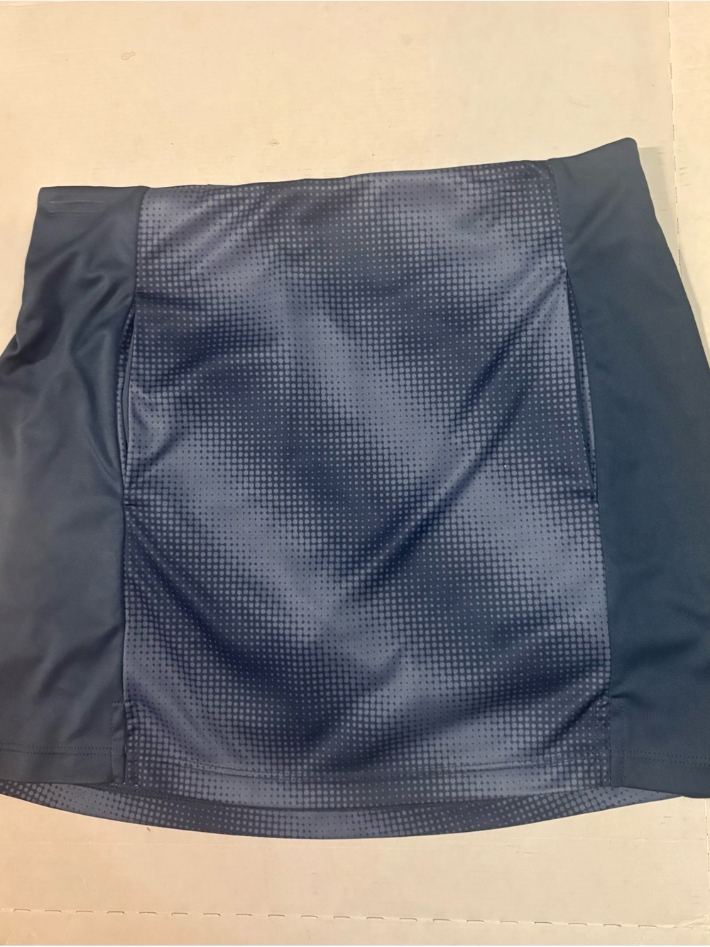 Pickleball Tennis Skort Size 4 with Subtle Dot Design Steel Blue